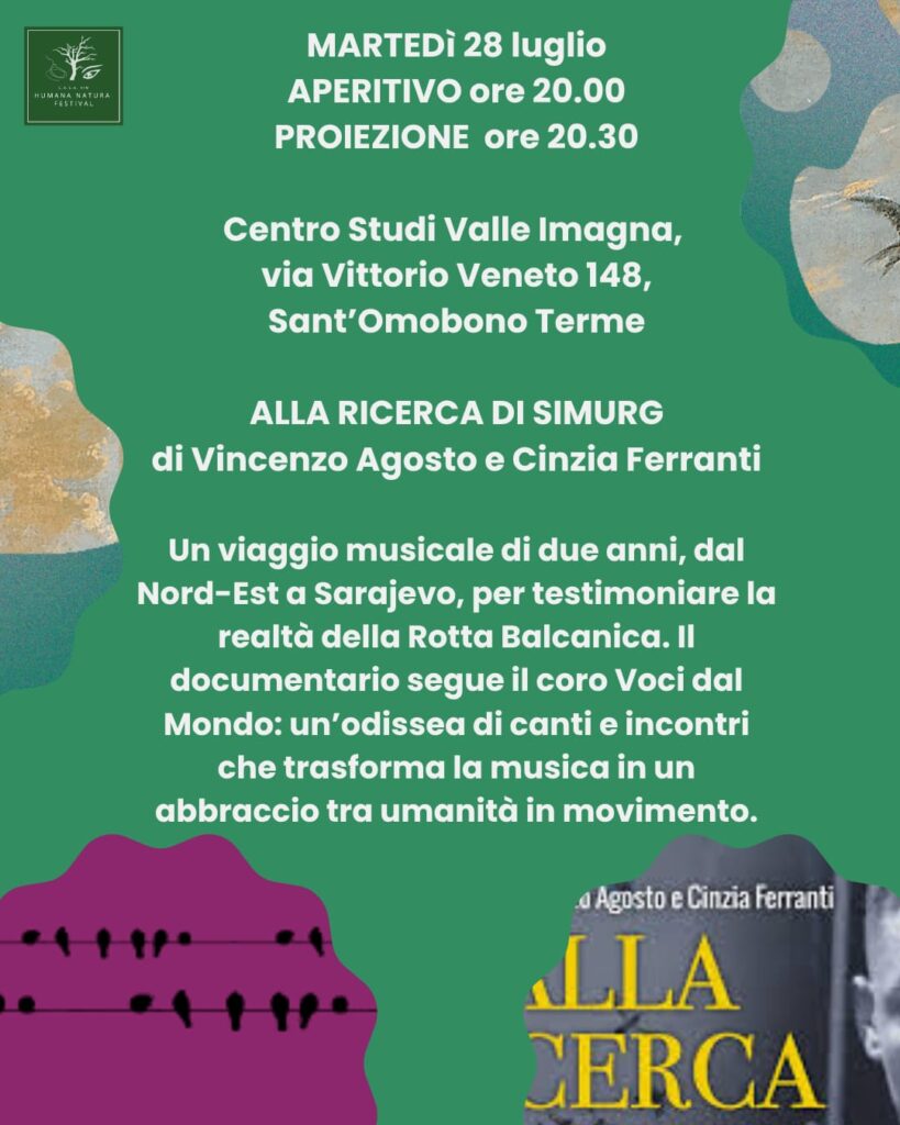 Due proiezioni documentarie per Humana Natura